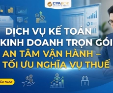 DỊCH VỤ KẾ TOÁN HỘ KINH DOANH TRỌN GÓI: AN TÂM VẬN HÀNH – TỐI ƯU NGHĨA VỤ THUẾ